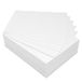ASelected Schuimplaat van 280 x 355 mm, 5 mm dik polystyreenschuimplaat voor modelbouw, montage van foto's, presentaties, kunst- en knutselprojecten (wit)