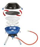Campingaz Party Grill 400 Caravan Tafelblad propaan/butaan Zwart, Blauw, Acier satiné 2000 W