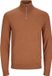 JACK & JONES Emil Knit Half Zip Slim Fit Trui - Cognac Bruin - Heren - Maat M