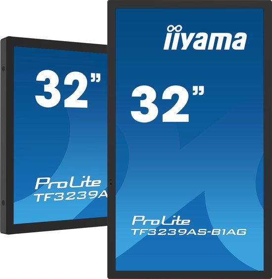 iiyama TF3239AS-B1AG 31.5" LED Monitor - 1920 x 1080 - Touchscreen - Black