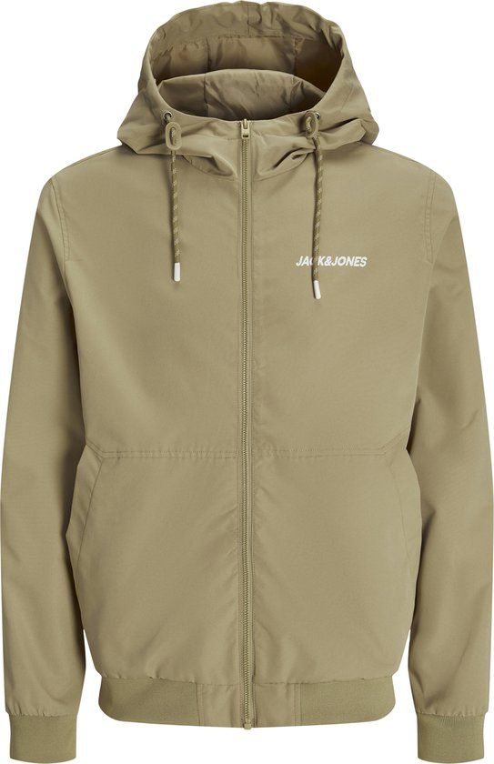 Jack & Jones Jas Jjerush Hood Bomber Noos 12200208 Crockery/solid Mannen Maat - XXL