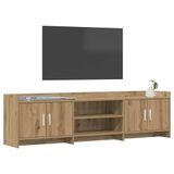 vidaXL TV-kast 168 x 33 x 47 cm Artisanaal eiken Bewerkt hout