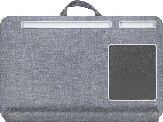 QUVIO Laptop schoottafel met muismat - Grijs
