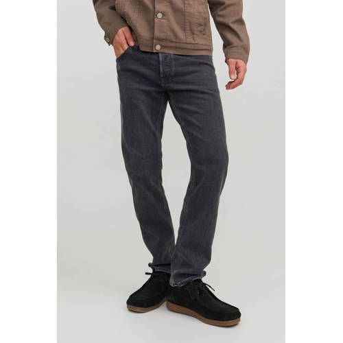 JACK & JONES JEANS INTELLIGENCE JJIMIKE am 389 black Tapered Fit Jeans
