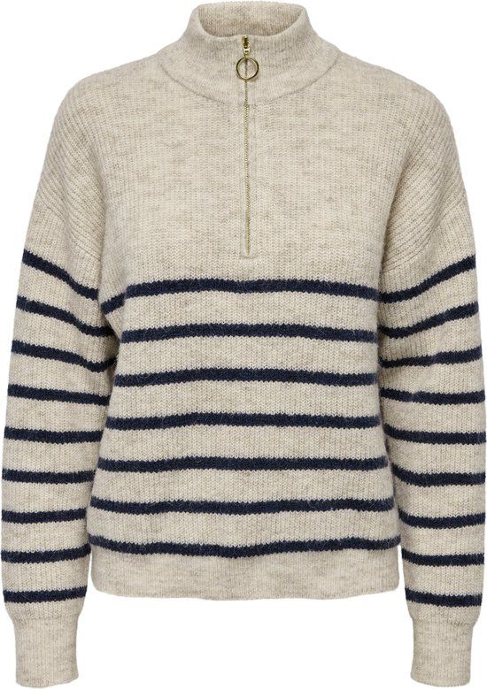 ONLY ONLTOKYO L/S ZIP PULLOVER KNT NOOS Women's Sweater - Size M