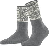 Esprit Selbu Shimmer sokken dames katoen grijs - maat 35-38