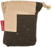 Bonamaison Bedrukte katoenen tassen met trekkoord, boodschappentas, buidel, stoffen zak, groentezak, herbruikbaar, milieuvriendelijk, multifunctioneel, opvouwbaar, grootte: 12x15 cm
