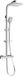 Mexen CQ62 opbouw douche set met regendouche en thermostaatkraan, chroom