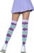 Leg Avenue Knit over the knee socks, One size, Paars, Katoen