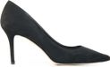 Lina Locchi Pumps / Stiletto Dames - Suède - Blokhak hoogte 8 cm - L1126 - Zwart - Maat 40