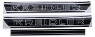 Kreidler Jeu d'autocollants noir/blanc réservoir pour Florett RS RMC K54 S B 5 LF F