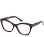 GUESS GU50177 Dark Havana Rechthoekig Acetaat Vrouwen Brilmonturen