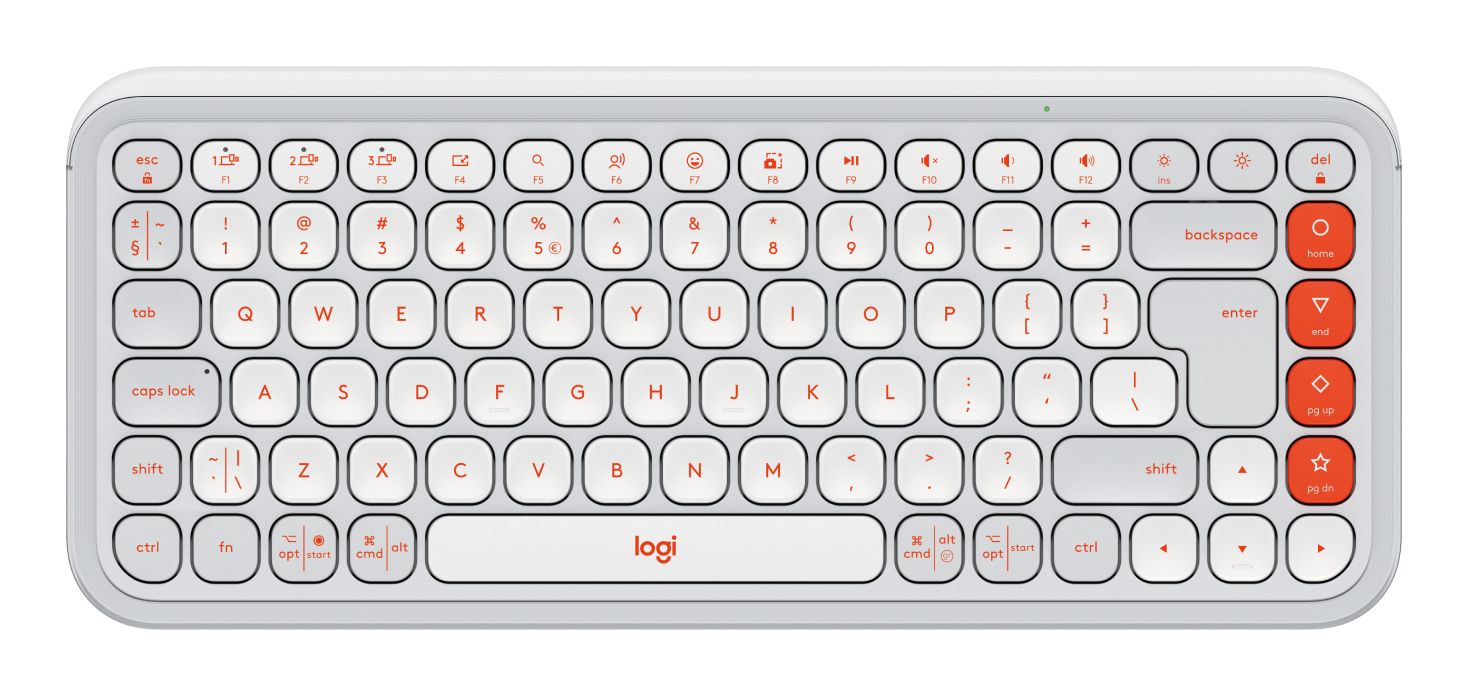 Logitech POP Icon Keys - Draadloos Toetsenbord - Bluetooth - Qwerty US - Off White