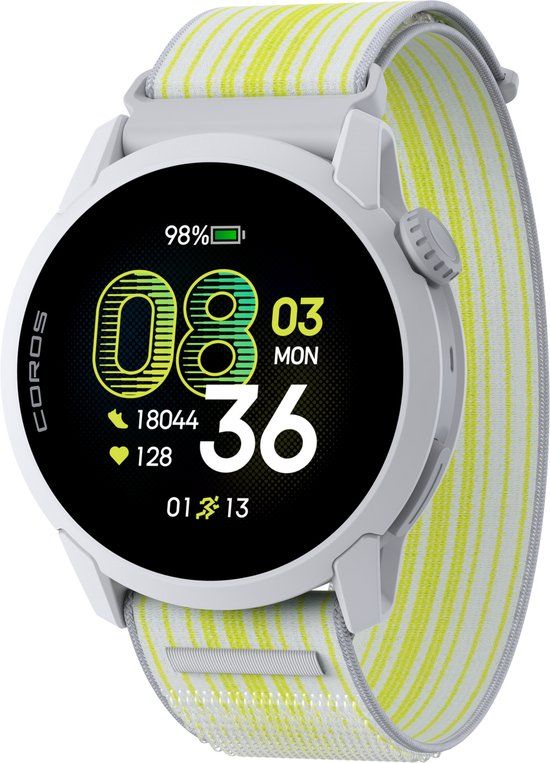 Coros Sporthorloge Pace 4 Nylon White 43mm