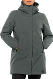 Jack Wolfskin Salier Winterjas Dames - Grijs - Maat S
