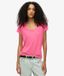 Superdry Studios Pink Round Neck T-Shirt Size: 34