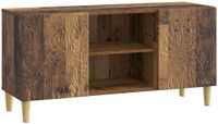 vidaXL TV Kast 102 x 34,5 x 50 cm Oud hout Bewerkt hout