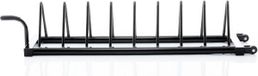 Muscle Power Opbergrek - voor 8 Bumper Plates - Zwart - Schijvenstandaard