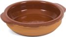 Gerimport Tapas bakje/schaaltje - San Sebastian - met handvat - 13 cm - aardewerk - bruin
