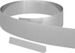 vidaXL Grasafscherming 450 x 15 cm staal Zilver