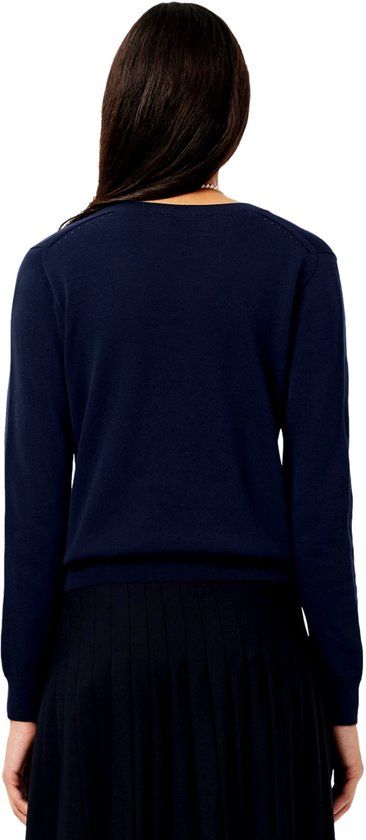 Lacoste katoenen trui - donkerblauw