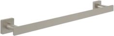 Villeroy & Boch Elements Striking Handdoekenrek voor wandmontage, messing, vierkant, lengte 495 mm, mat geborsteld nikkel