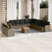 Maison Exclusive - Ensemble de jardin, composé de 12 pièces, avec coussins, gris, en polyrotin