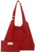 Coccinelle Leren schoudertas C-Easy Shopper Scarlet rood