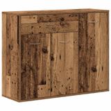 VidaXL Woonkamerdressoir - Spaanplaat - Oud Hout - 88x30x70 cm