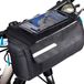 Unyqoos® Sacoche de guidon de vélo imperméable avec support de téléphone et protection quadruple couche