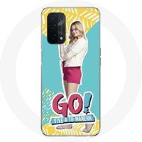 Maniacase Etui voor Oppo A74 5G Volg je dromen Agustina Go! Leef je weg