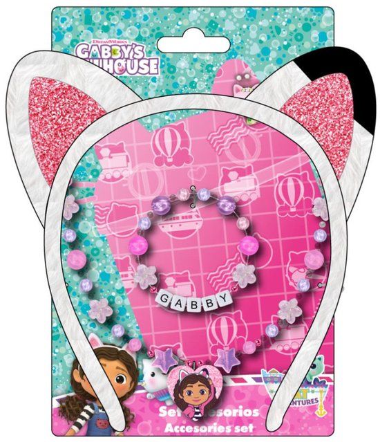 Gabby's Dollhouse Flower sieraden en hoofdband set
