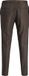 JACK&JONES JPRSOLARIS TROUSER NOOS Heren Slacks Slim Fit Polyester Wol Viscose Donkerbruin