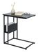 Relaxdays Table d'appoint banc - 60 cm - avec espace de rangement - salon - Noir