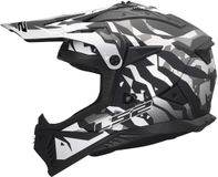 LS2 Helm Fast II Grotesk MX708 zwart / grijs maat XXL