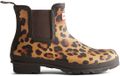 Hunter Women's Original Chelsea Leopard Boots Leopard Print/Chocolate Brown - Maat 42