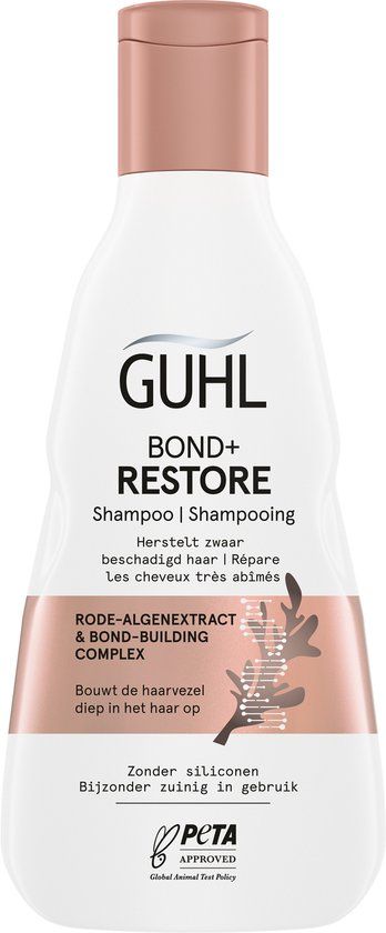 Guhl Shampoo Bond+ Restore - 250 ml - Voor Beschadigd Haar - Met Conditioner