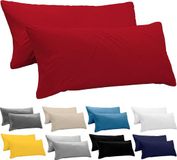 Dreamzie BMS International Kussensloop 40 x 145 cm Rood (Set van 2)
