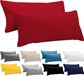 BMS International Taie d'oreiller 40 x 145 cm Rouge (Set de 2)