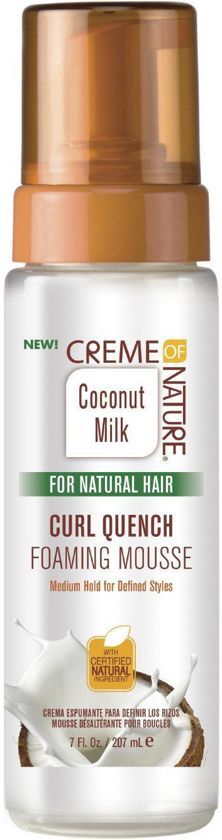 Creme of nature Coconut Milk Curl Quench Foaming Mousse 207ml