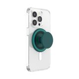 PopSockets: PopGrip Round voor MagSafe - Adapterring voor MagSafe Inbegrepen - Uittrekbare Greep en Standaard voor Smartphones en Hoesjes met een Verwisselbare Top - Fresh Pine