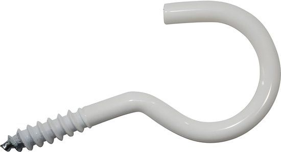 Deltafix Waslijnhaken wit 60mm 4 stuks