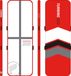 ACM Products B.V. tapis de gymnastique 300x100 rouge, blanc