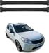 Omac Barres de toit en aluminium pour Dacia Sandero Stepway 2007-2012 – Tüv / Din 75302:2019 – Charge max 75 kg – 2 barres noir