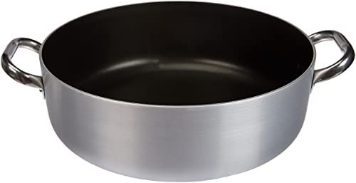 Pentole Agnelli Platinum Braadpan - 32 cm - Zilver/Zwart