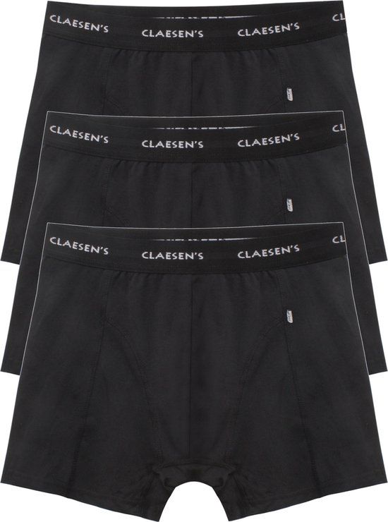 Claesen's Boxershort Zwart 3-Pack