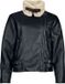 Hailys Dames Kunstlederen jas - zwart - XS