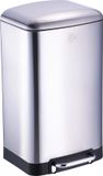 Dirt Devil Pedaalemmer 30 Liter - Prullenbak - RVS - Zilver