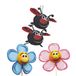 Petra's Knutsel-News viltknutselset bloemen en lieveheersbeestjes set voor 4 figuren incl. viltnaald, kleurrijk, 6 cm