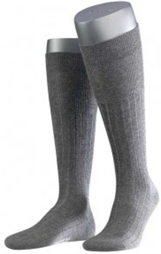 Falke No.2 Luxury Heren Kniekous 15459 - 41/42 - Grijs